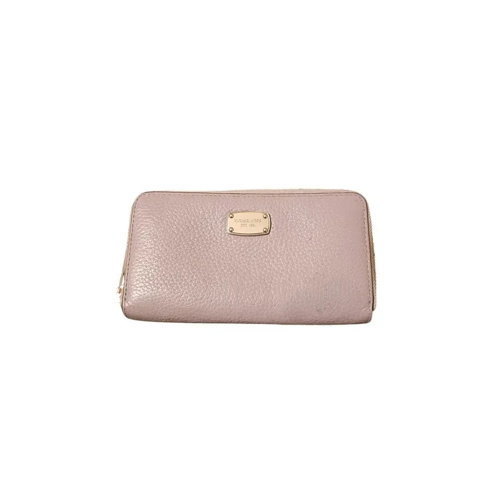 Michael Kors lilac purple zipper wallet